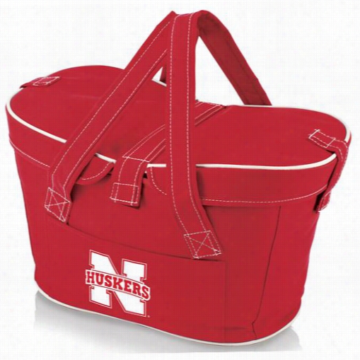 Picnic Time 599-00 Mercado University Of Nebraska Cornhuskers Digital Print Basket