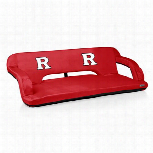 Picnic Time 628-00-100--084-1 Reflex Rutgers University Scarlet Knights Digital Print Travel Couch In Red