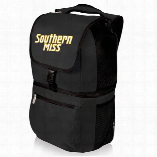 Picnic  Spell 634-00-175-744-0 Zuma University Of Southern Mississippi Digital Print Backpack In Black