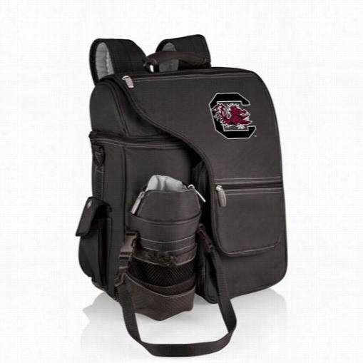 Picnic Time 641-00-175-524-0 Turismo University Of South Caorlina Gamecocks Digital Prinf Backpack In Black