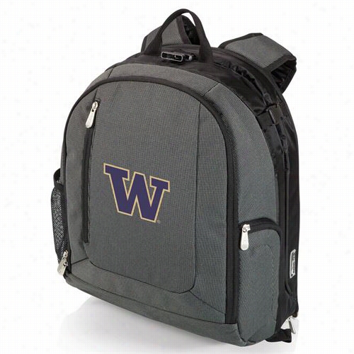 Picnic Time 730-00-679-624-0 Pt Nagvaor University Of Washington Digital Print Cooler Backpack In Dark Grey/black