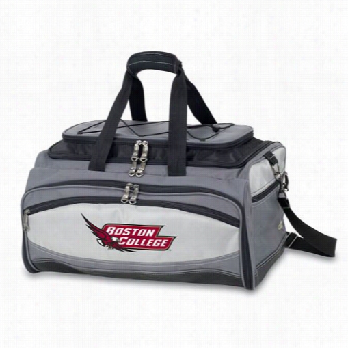 Picnic Time 750-00-175-052-0 Buccaneer Boston College Eagles Embroidered Cooler And Barbecue Set In Black