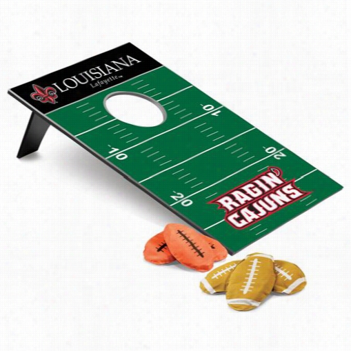 Picnic Time 769-00-901-284-0 University Of Louisiana Lafayette Ragin Cajuns Bewn Bag Throw