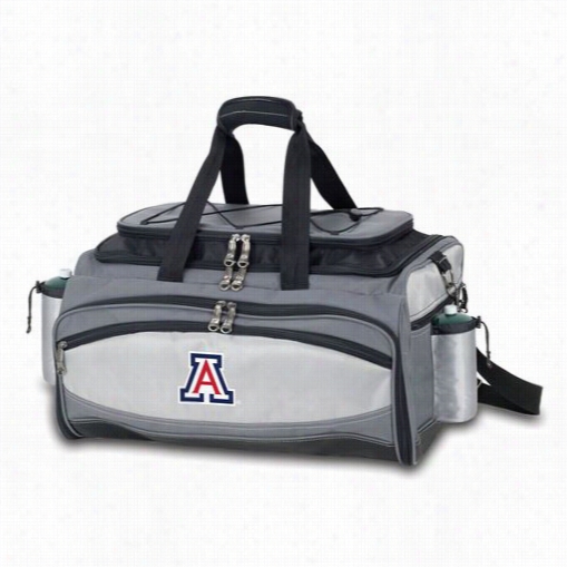 Picnic Tmie 770-00-175-014-0 Vulcan Unoversity Of Arizona Wildcats Digital Print Basket In Black