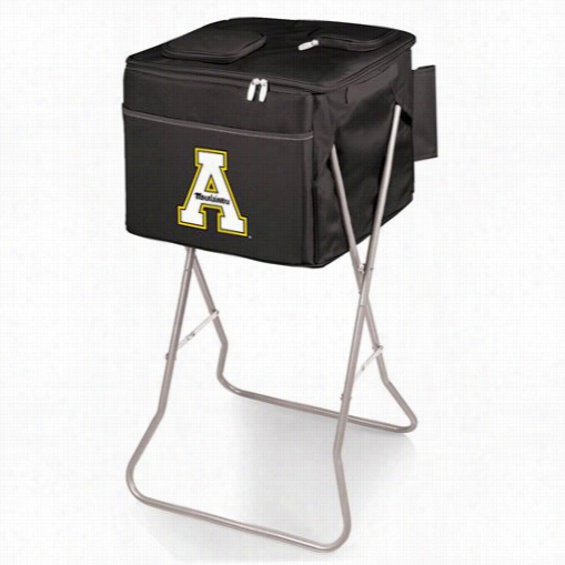 Picnic Time 780-00-179-794-0 Party Appalachian State Mountaineers Dgiital Print Cubbe In Black