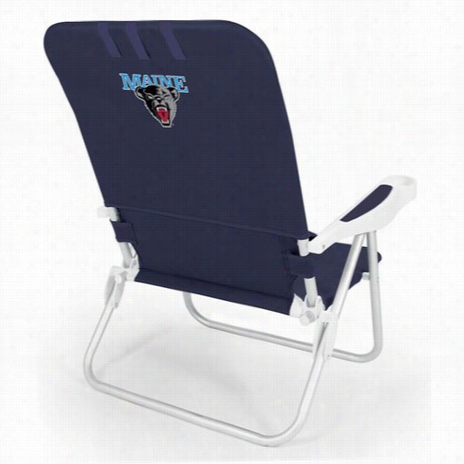 Picnc Time 790-00 M0naco University Of Maine B Lackb Ears Digital Beach Chair