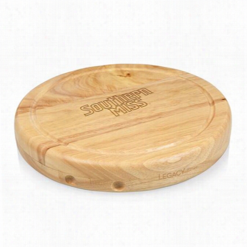 Picnic Time 854-00-505-743-0 Circo University Of Sohthern Mississippi Golden Eagles Engraved Chopping  Board In Natural Wood