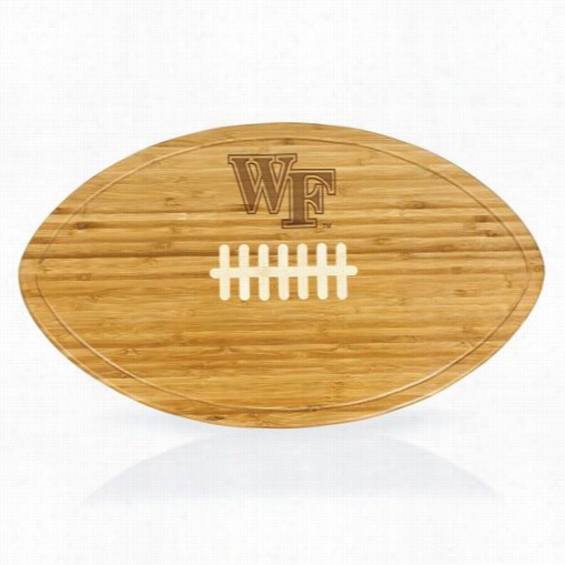 Picnic Time 908-00-505-6133-0 Wake Forest University Demon Deaons Kickoff Engrave Dcutting Board In Natuarl Forest