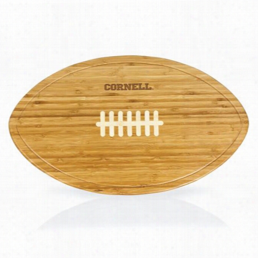 Picnic Time 908-00-505683-0 Cornell University Bears/bigred Kickoff Engraved Cutting Board In Natural Wood