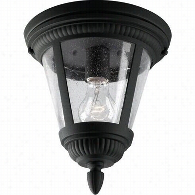 Progress Li Ghting P3883-31 Westport 1 Light Flush Mount In Black