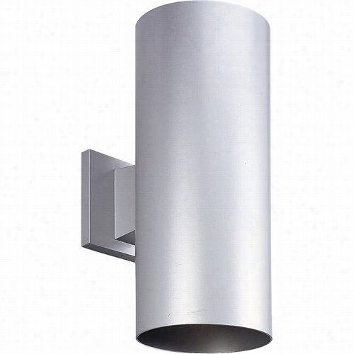 Progre Ss Lightingp 5642-82 Aluminum Cylinders 2 Light  Up / Down Wall Bracket In Metallic Grey