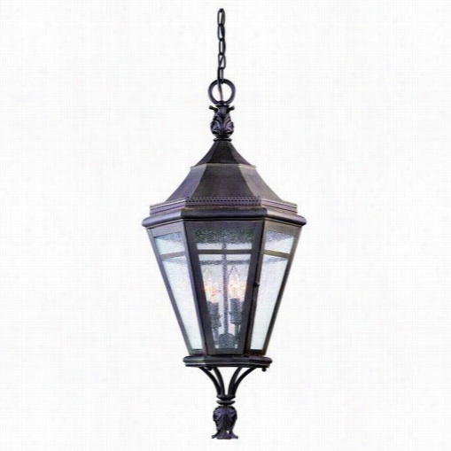 Troy Lightimg F1727nr Morgan Hill 4 Light Outdoor Pendant In Natural Rust