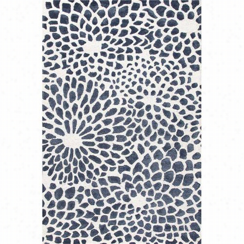 Jaipur Rug1 Blue Hand-tufted Permanent Wool Ivory/blue Area Ruy