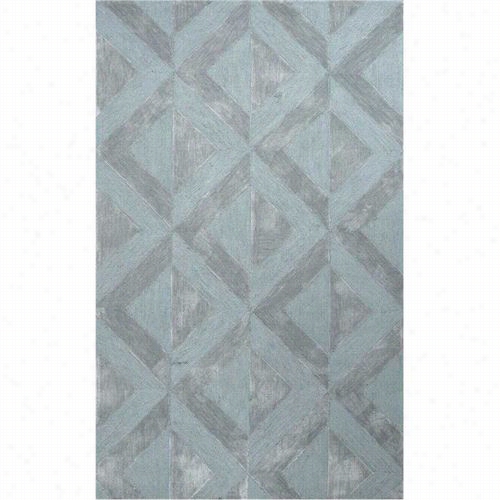 Jaipur Rug1 Medina Hand-tufted Looped And Cut Polyester Blue Region Rug