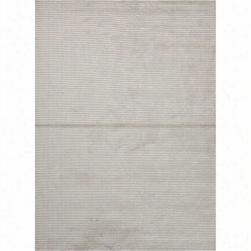 Jaipurr Ug100 Basis Solid Wool Annd Silk Handloom Ivory/white  Area Rug