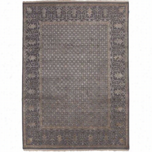 Jaipur R Ug1013 Connextion Y Jenny Joness-ignature Hand-knotted Oriental Pattern Wool/silk Gray/tan Slate Blue Area Rug