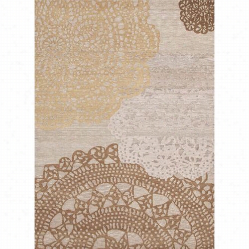 Jaipur Rug10152 Earth Hand-knotted Abstract Patern Wool Brown/tan Region Rug