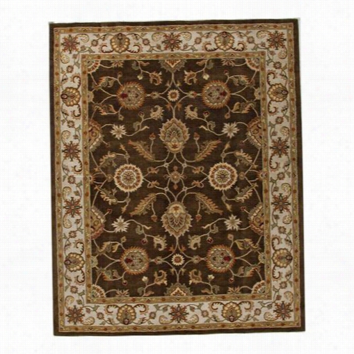 Jaipur Rug1029 Mythos Hand-tufted Oriental Pattern Wool Browni/vory Area Rug