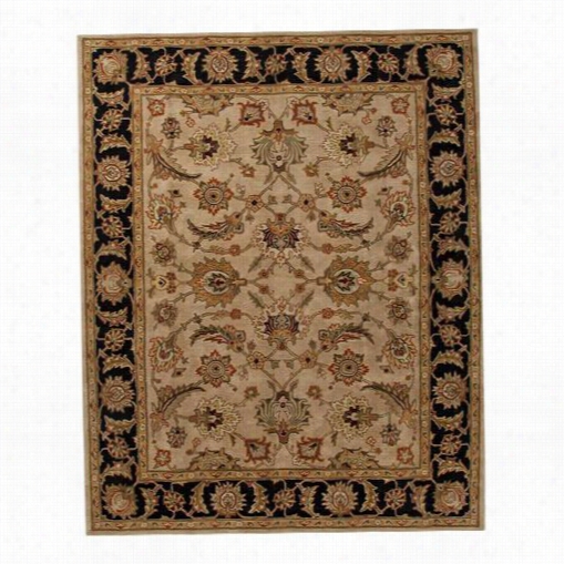 Jaipur Rug1029 Mytho Hand-tufted Oriental Pattern W Ool Taupe/black Area Rug