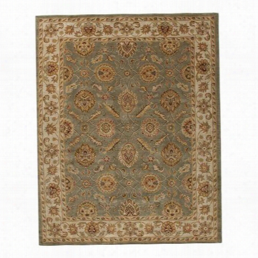 Jaipur Rug 130 Mythos  Hand-tudted Oriental P Attern Wool Green/ivory Area Rug