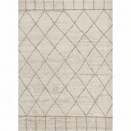 Jaipur Rug1032 Homesickness Hand-knotted Moroccan Pattern Wool Ivory/taupe Area Rug