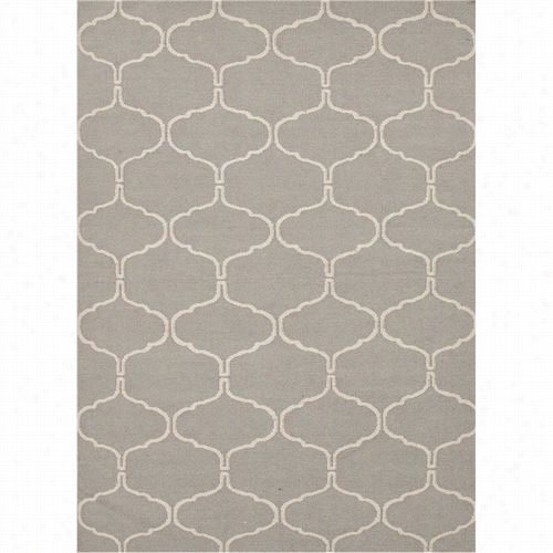 Jaipurr Ug104 Maroc Flat-weave Moroccan Patterm Woolgray/ivory Medium Gray Area Rug