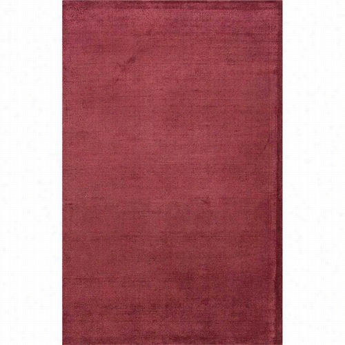 Jaipur Rug11 Konstrukt Soolids/handloom Solid  Pattern Wool/art Silk Red/area Rug