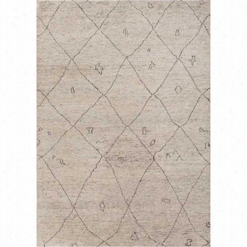 Jaipur Rug1123 Zuri Hand-knotted Soft Handwool Ivory/borwn Natuural White  Area Rug