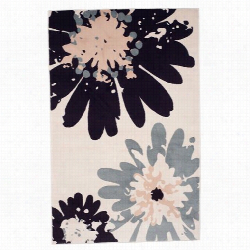 Lavish Home 62-24 3i Flower Region Rug