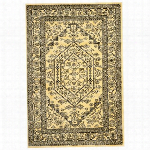 Safavieh Adr108h Adirondack Polypropylene Ableness Loomed Gold/black Area Rug