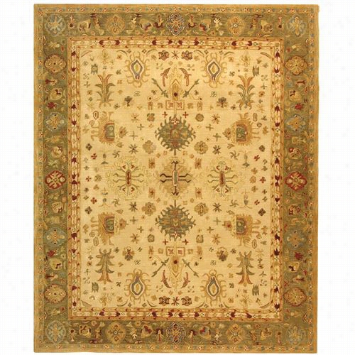 Sa Favieh An547b Anatolia Wool Hand Tufted Ivory Rug