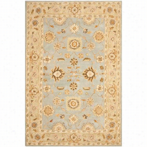 Safavieh An556b Anatolia Wool Hand Tufted Blue/sage Rug