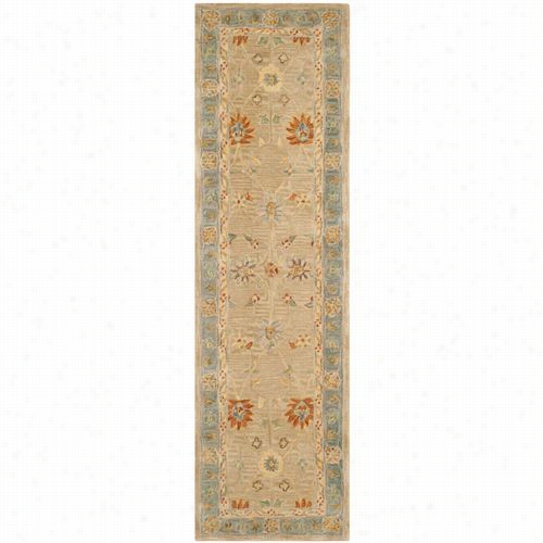 Safavieh An561a Anatolia Wool Hand Tufted Taupe/grey Rug