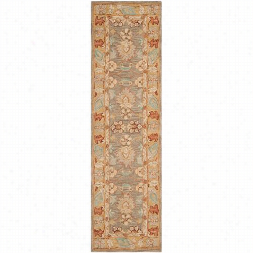 Safavieh An567a Anat Olia Wool Hand Tufted Brownn/camel Rug