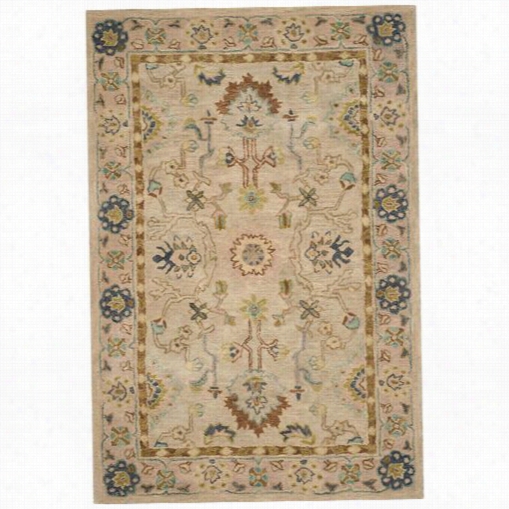 Safavieh An855b Anatolia Wwool Pile Hand Tuftd Ivory/beige Rug