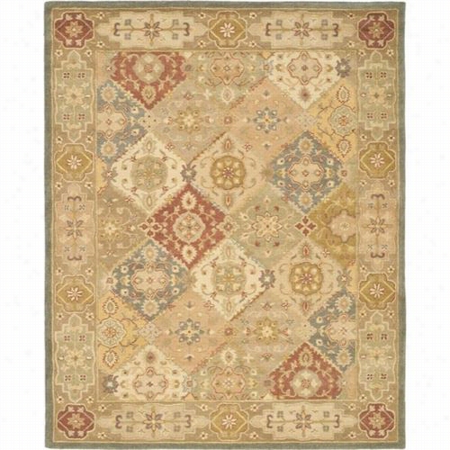 Safavieh At316a Antiquit T Wool Hand Tufted Multi/beige Area Rug