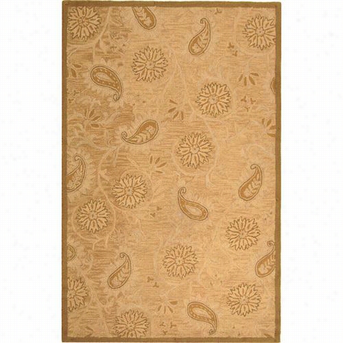 Safavieh Bk305a Berkeley Owol Hand Tufted Light Brown Rrug