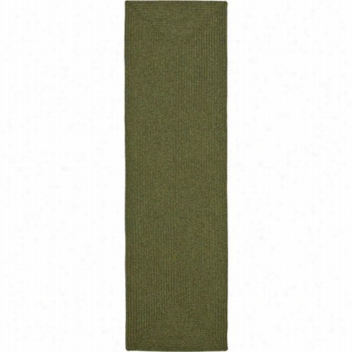 Safavieh Brd315a  Braided Polypropylene Hand Made Green Rug