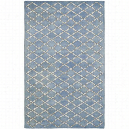 Safavieh Cht930a Chatham Wool Hand Tufted Blue Grey Rug