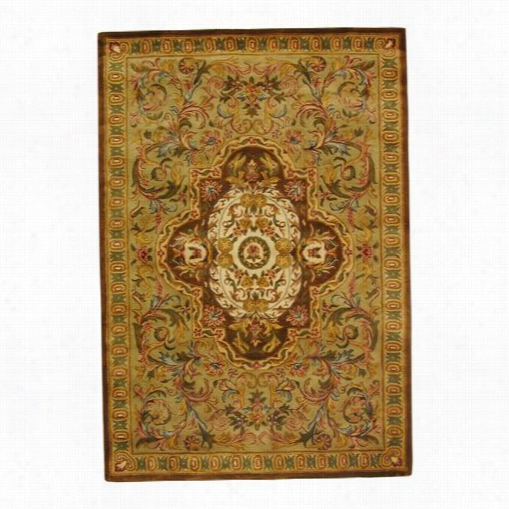 Safavieh Cl220a Classic Wolo And Tufted Beige/olive Rug