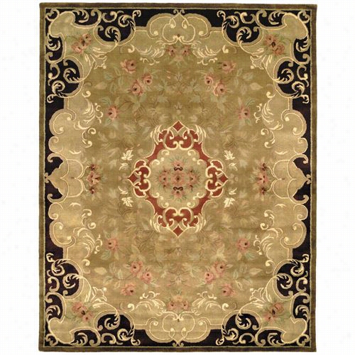 Safavieh Cl234b Classic Wool Hnad Tuf Ted Gold/cola Rug