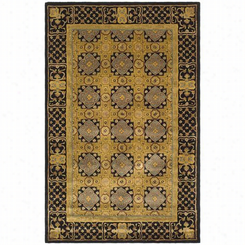 Safavieh C L301a Classic Wool Hand Tufted Gold/wicked Rugg