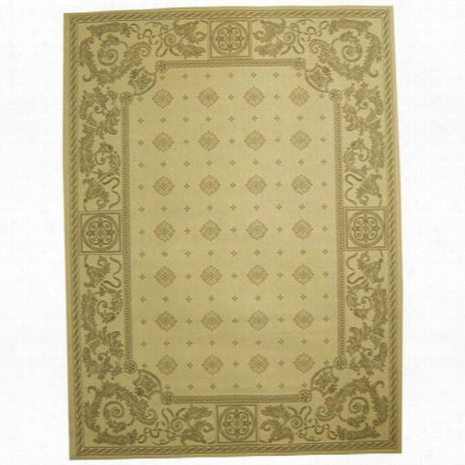 Safavieh Cy1356-33001 Courtyard Polypropylene Machine Made Natural/brown Are A Rug