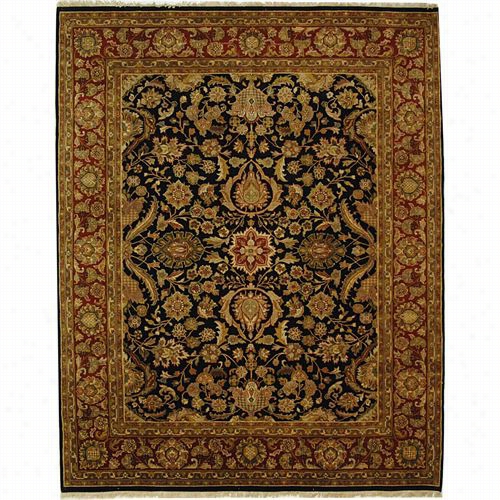 Safavieh Dy250a Dynasty Wool Hand Knotted Black/red R Ug