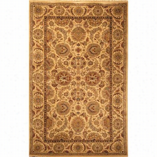 Safavieh Dy251a Dynasty Wool Handiwork Knotted Ivoory/ivory Rug