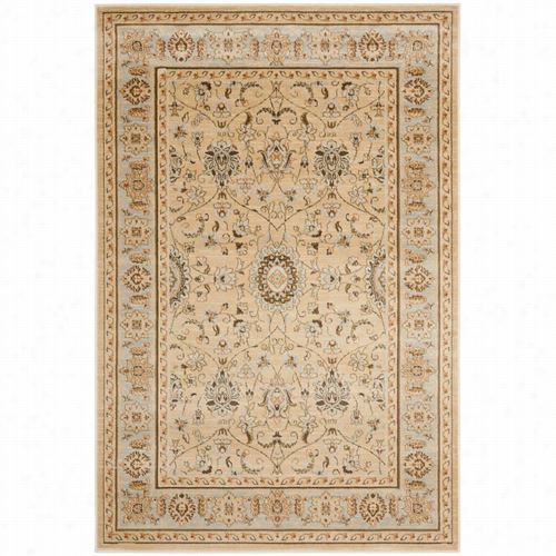 Safavieh Flr127-1280 Florenteen Polypropylene Power Loomed Ivory/grey Ruv