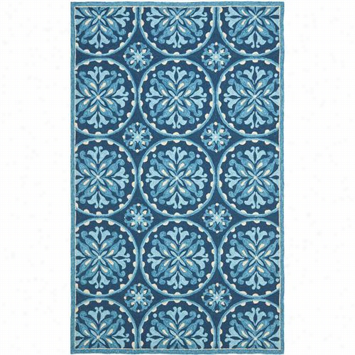 Safavieh Frs218b Four Seasons Polypropylene Hand Hoooked Blue/multi Rug