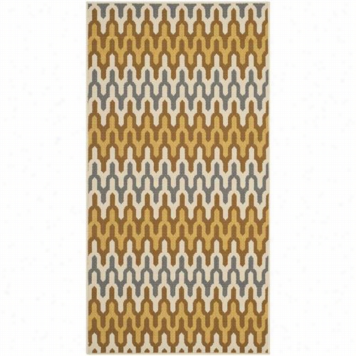 Safavieh Ham518ac Hampton Polypropylene Power Loomed Camel/bronw Rug