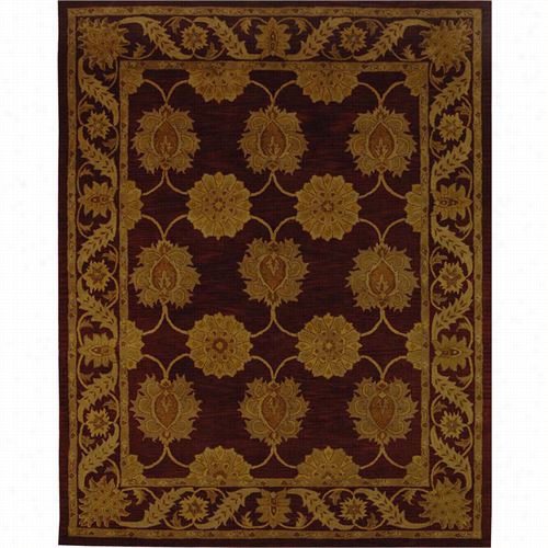 Safavieh Hg314b Heritage Wool Hand  Tuvted Maroon Rug