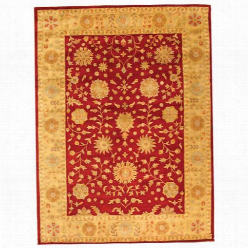 Safavish Hg813a Heritage Wool Hand Tufted Red/gold Rug